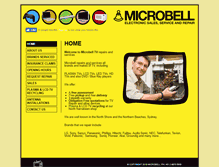 Tablet Screenshot of microbell.com.au